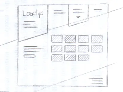 Nino Kouros Sketch menu nav sketch ui web wireframe