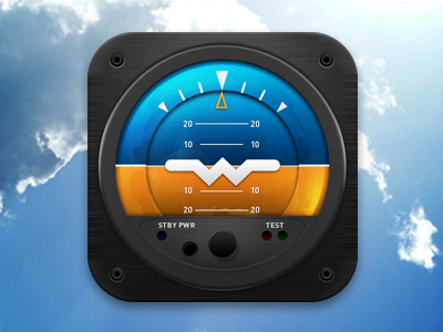 Artificial Horizon 4 apple compass hd icon ios map mobile phone photoshop plane retina