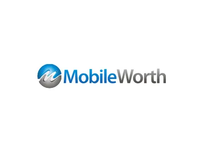 Mobile Worth brand design icon logo