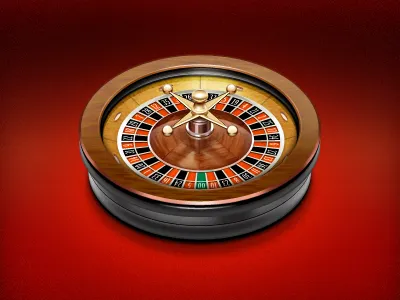 Casino casino icon illustration roulette