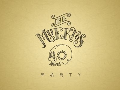 Día de Muertos brand deads ink letter logo logotype mexico muertos skull type