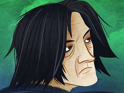 Snape harry potter illustration snape