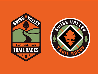 Swiss Valley Trail Race Logo Design branding logo marathon logo outdoors race race logo trail runner trail running ultramarathon