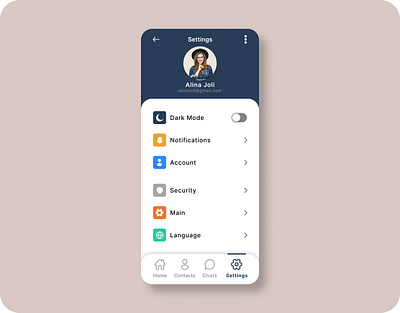 Setting design figma ui ui ux ux