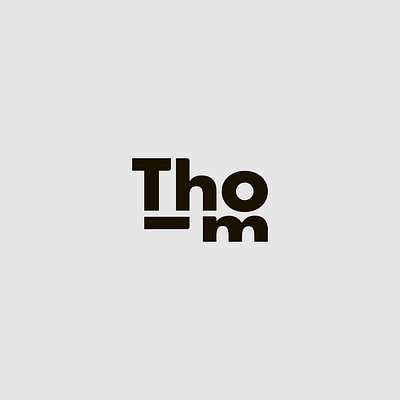 Thom - Personal Brand Identity branding developer logo thom vector