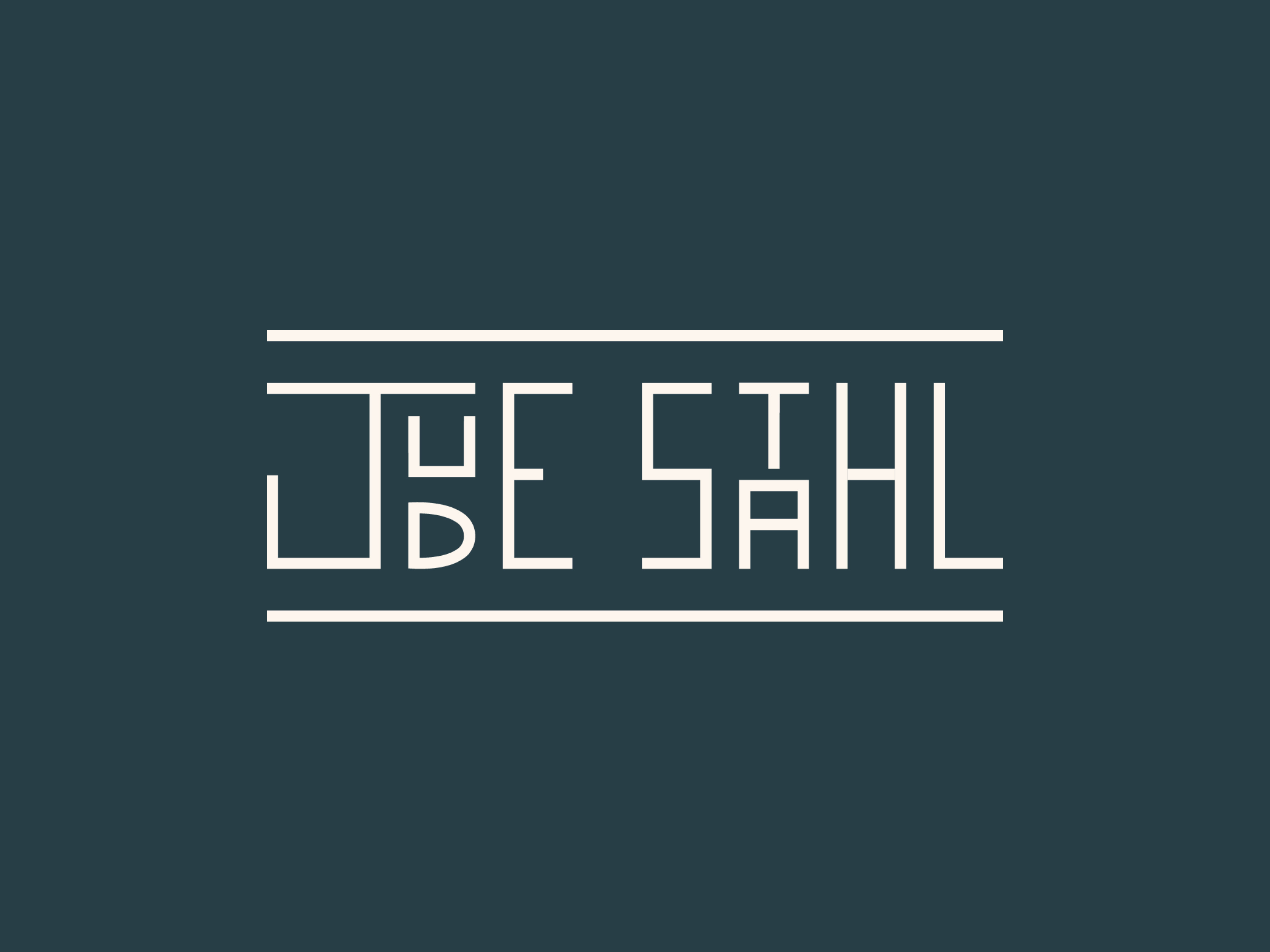 Personal Rebranding | Jude Stahl | 2025 art bauhaus blue brand design branding creative geometric gold graphic design identity illustration logo logotype minimalism minimalist logo orange redesign typography vintage visual design