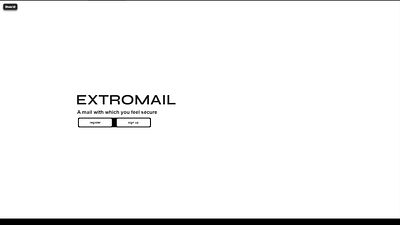 ExtroMail animation design ui ux web design web di website design