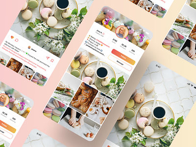 📷 Instagram Redesign Concept app instagram minimalistui mobiledesign redesign throwbackdesign ui uidesign