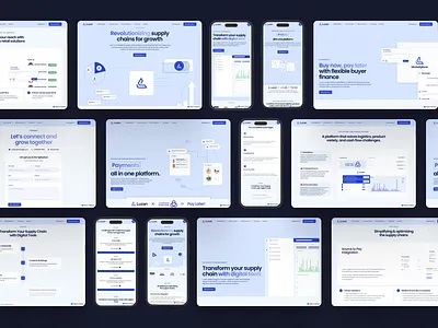 Luzan - Website Design about page animation branding design graphic design grid mobile design ui user interface website