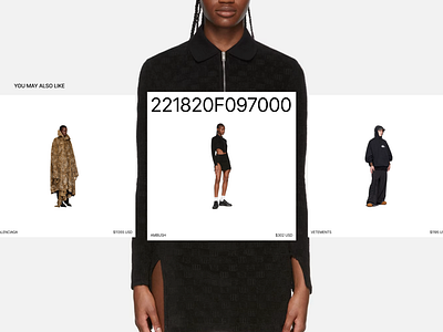 SSENSE® - Store Design Concept ambush balenciaga design fashion luxury ssense ui ux vetements