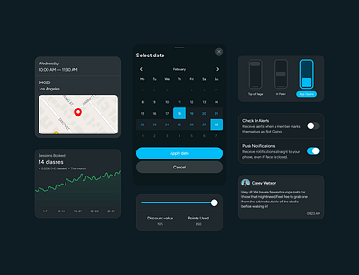 Pace - Interactive Components ai animation app components fitness llm mobile ui ux