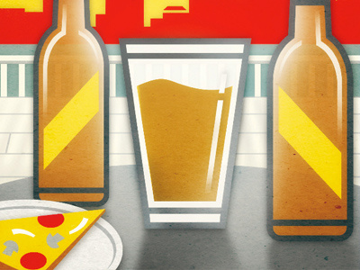Pizza & Beer beer chicago delicious pizza snack summer