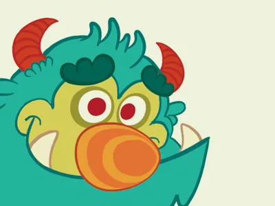 Lil' creature cartoon character illustration monster