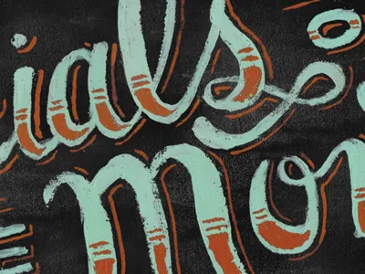 Sneak peak hand lettering lettering nostalgic painted type typography