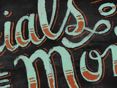 Sneak peak hand lettering lettering nostalgic painted type typography