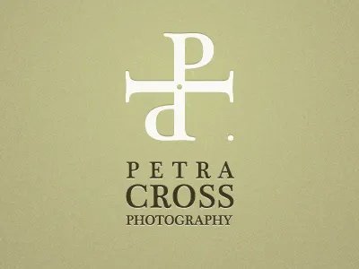 Petra Cross Photography logotype typography