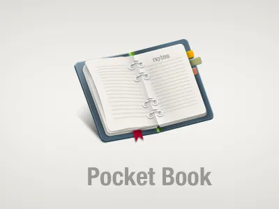 Pocket book book icon