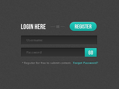 Login Form Rebound buttons concept css dark design font form modern