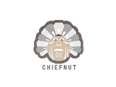 Chiefnut Dodgeball Team dodgeball indian logo nut team