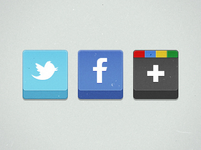Twitter, Facebook, Google+ icons facebook google icon social twitter