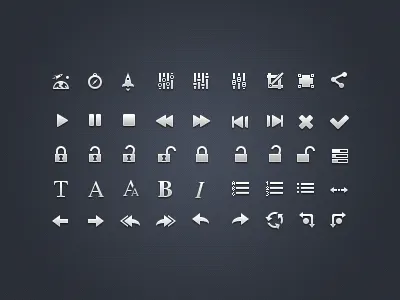 Pixicon Part 9 i icon mini one part 9 pixel pixicon white