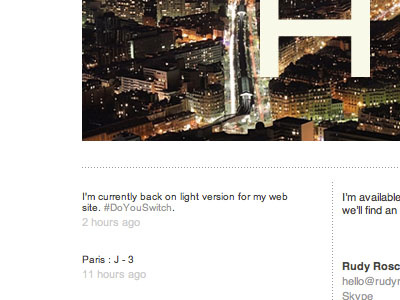 Light back box branding doyouswitch hours image light lightbox paris personal profile twitter version web website