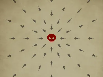 The Pied Piper fairy tale minimal poster