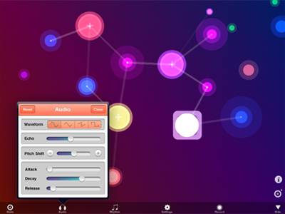 NodeBeat HD audio interactive music nodebeat ui