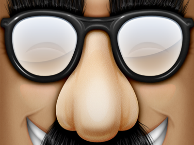 Faces character faces glasses icon illustration