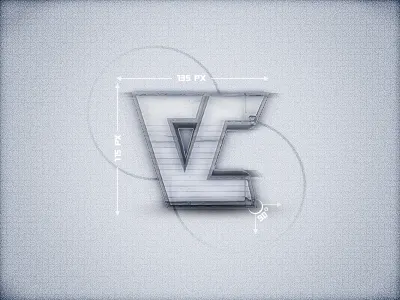 Logotype Blueprint abstract blue blueprint cinema 4d grunge highlight mark shadow style texture