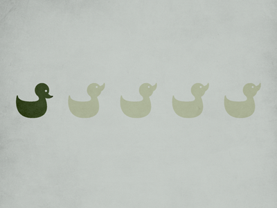 The Ugly Duckling fairy tale minimal poster