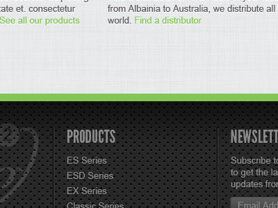 Footer footer gray texture