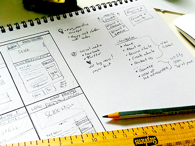 Wireframe interface paper pen pencil prototype ruler sketch sketchbook ui wireframe wireframing