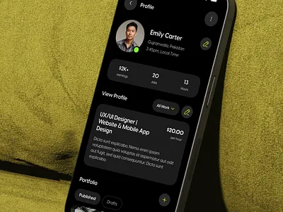 Freelancing Platform App Design - By UX Creatives Design appdesign freelancingplatform graphic design uiux user interface userexperience uxcreatives