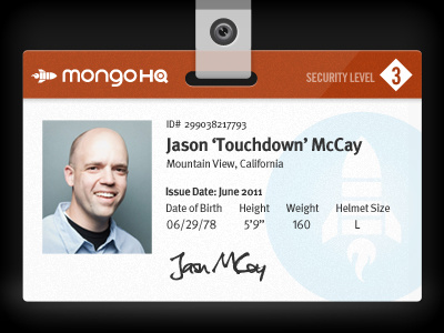 ID Badge badge id mongohq security