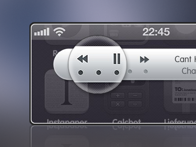Dman MusicBar Pro theme iphone musicbar theme