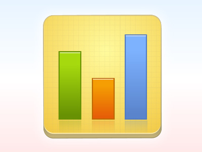 Bar Chart Icon bar chart graph icon orange yellow