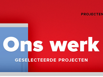 WIP - Projects overview diagonal light noise proxima nova red screens