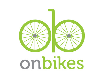 on bikes logo bicycle bike logo nonprofit