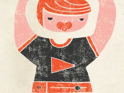 Youtubebaby baby black illustration red youtube
