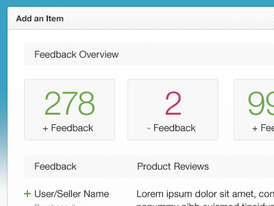 Secret Feedback Page feedback seller user