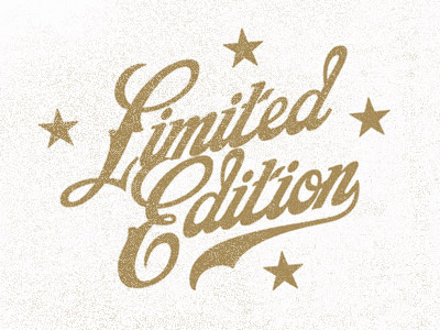 Limited Edition Stamp No. 2 logo stamp typography vector