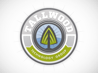 Technology Logo 2 badge logo tree