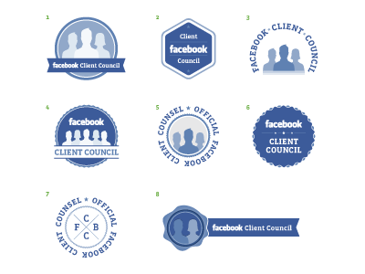 FBCC doodles blue logos