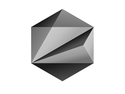 Mark black gradient grayscale logo mark