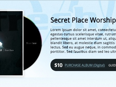 Secret Place blue display web