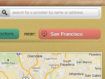 Location Based Service location maps search