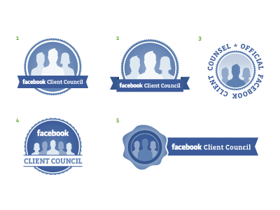 Closer blue logos