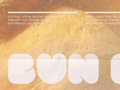 Special Announcement baby bun grid poster