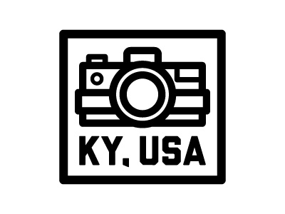 Camera camera kentucky logo louisville thick lines